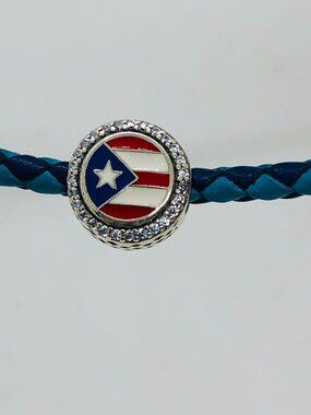 ✨✨Pandora Puerto Rico Flag Exclusive Dangle Charm